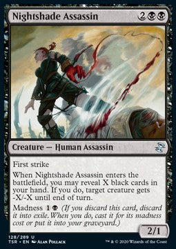 Nightshade Assassin⁣ - Time Spiral Remastered⁣ (Uncommon)⁣ [128]