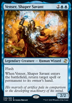 Venser, Shaper Savant⁣ - Time Spiral Remastered⁣ (Rare)⁣ [96]