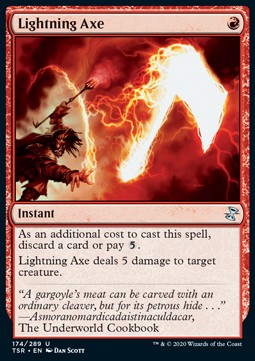 Lightning Axe⁣ - Time Spiral Remastered⁣ (Uncommon)⁣ [174]