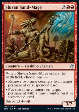 Shivan Sand-Mage⁣ - Time Spiral Remastered⁣ (Uncommon)⁣ [189]