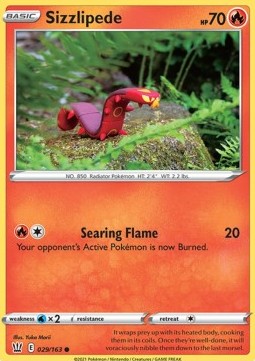 Sizzlipede⁣ - Battle Styles⁣ (Common)⁣ [29]
