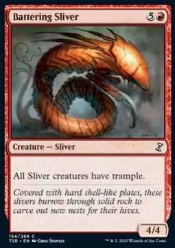 Battering Sliver⁣ - Time Spiral Remastered⁣ (Common)⁣ [154]