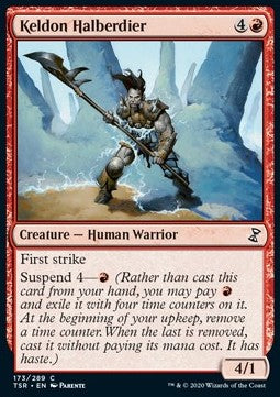 Keldon Halberdier⁣ - Time Spiral Remastered⁣ (Common)⁣ [173]