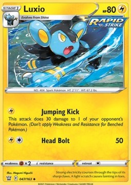 Luxio⁣ - Battle Styles⁣ (Uncommon)⁣ [47]