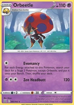 Orbeetle⁣ - Battle Styles⁣ (Holo Rare)⁣ [65]