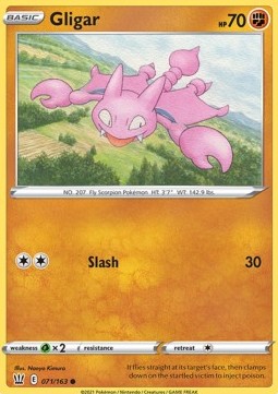 Gligar⁣ - Battle Styles⁣ (Common)⁣ [71]