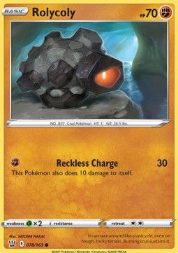 Rolycoly⁣ - Battle Styles⁣ (Common)⁣ [78]