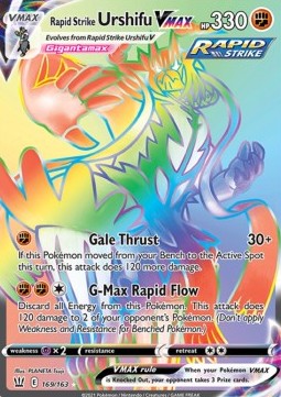 Rapid Strike Urshifu VMAX⁣ - Battle Styles⁣ (Secret Rare)⁣ [169]