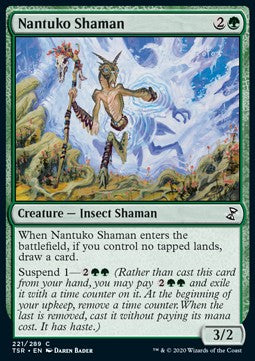 Nantuko Shaman⁣ - Time Spiral Remastered⁣ (Common)⁣ [221]