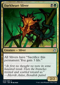 Darkheart Sliver⁣ - Time Spiral Remastered⁣ (Uncommon)⁣ [249]