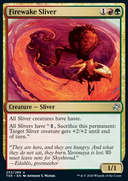 Firewake Sliver⁣ - Time Spiral Remastered⁣ (Uncommon)⁣ [252]