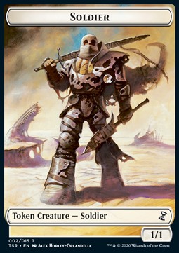 Soldier Token (White 1/1)⁣ - Time Spiral Remastered: Extras⁣ (Token)⁣ [T02]