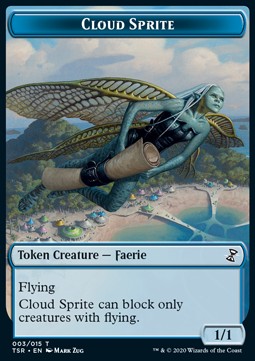 Cloud Sprite Token (Blue 1/1)⁣ - Time Spiral Remastered: Extras⁣ (Token)⁣ [T03]