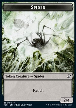 Spider Token (Black 2/4)⁣ - Time Spiral Remastered: Extras⁣ (Token)⁣ [T06]