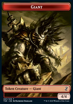 Giant Token (Red 4/4)⁣ - Time Spiral Remastered: Extras⁣ (Token)⁣ [T07]