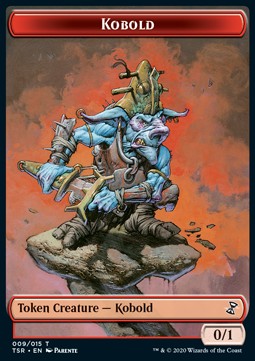 Kobold Token (Red 0/1)⁣ - Time Spiral Remastered: Extras⁣ (Token)⁣ [T09]