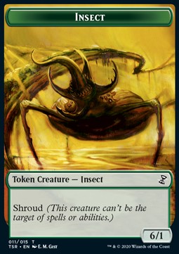 Insect Token (Green 6/1)⁣ - Time Spiral Remastered: Extras⁣ (Token)⁣ [T11]