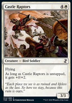 Castle Raptors⁣ - Time Spiral Remastered⁣ (Common)⁣ [12]
