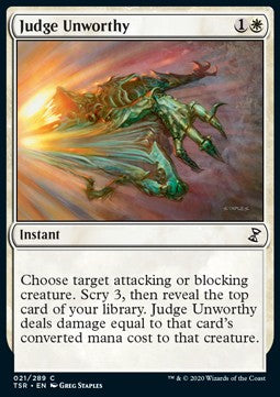 Judge Unworthy⁣ - Time Spiral Remastered⁣ (Common)⁣ [21]