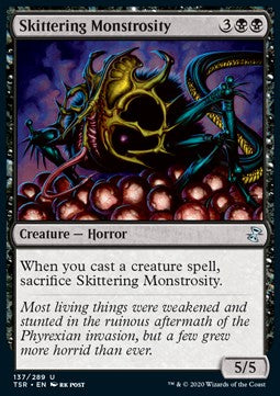 Skittering Monstrosity⁣ - Time Spiral Remastered⁣ (Uncommon)⁣ [137]