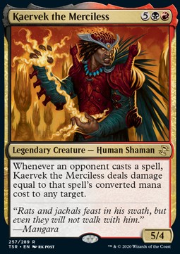 Kaervek the Merciless⁣ - Time Spiral Remastered⁣ (Rare)⁣ [257]
