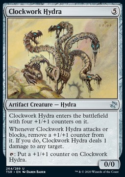 Clockwork Hydra⁣ - Time Spiral Remastered⁣ (Uncommon)⁣ [264]