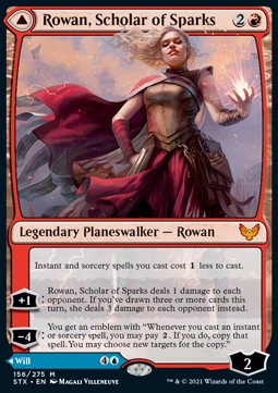Rowan, Scholar of Sparks // Will, Scholar of Frost⁣ - Strixhaven: School of Mages⁣ (Mythic)⁣ [156]