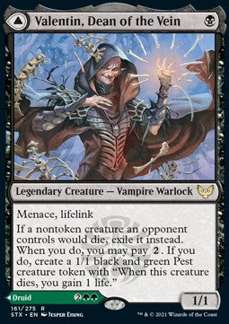 Valentin, Dean of the Vein // Lisette, Dean of the Root⁣ - Strixhaven: School of Mages⁣ (Rare)⁣ [161]