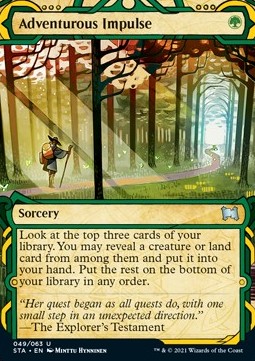 Adventurous Impulse (V.1)⁣ - Mystical Archive⁣ (Uncommon)⁣ [49]