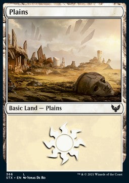Plains (V.1)⁣ - Strixhaven: School of Mages: Extras⁣ (Land)⁣ [366]