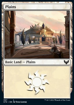 Plains (V.2)⁣ - Strixhaven: School of Mages: Extras⁣ (Land)⁣ [367]