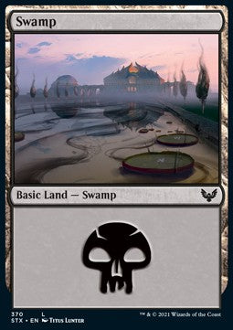 Swamp (V.1)⁣ - Strixhaven: School of Mages: Extras⁣ (Land)⁣ [370]