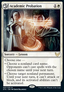 Academic Probation⁣ - Strixhaven: School of Mages⁣ (Rare)⁣ [7]