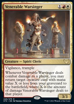 Venerable Warsinger⁣ - Strixhaven: School of Mages⁣ (Rare)⁣ [246]