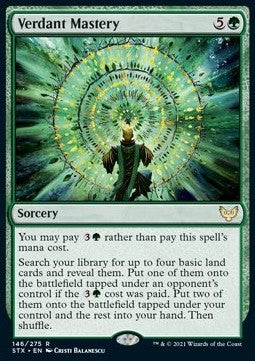 Verdant Mastery⁣ - Strixhaven: School of Mages⁣ (Rare)⁣ [146]