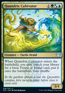 Quandrix Cultivator⁣ - Strixhaven: School of Mages⁣ (Uncommon)⁣ [218]
