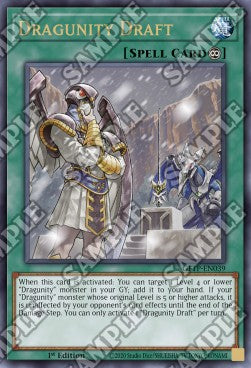Dragunity Draft⁣ - Ghosts From the Past⁣ (Ultra Rare)⁣ [039]