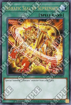Hieratic Seal of Supremacy⁣ - Ghosts From the Past⁣ (Ultra Rare)⁣ [055]