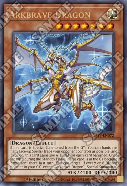 Arkbrave Dragon⁣ - Ghosts From the Past⁣ (Ultra Rare)⁣ [072]