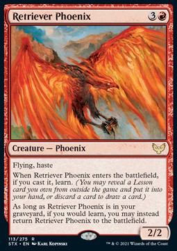 Retriever Phoenix⁣ - Strixhaven: School of Mages⁣ (Rare)⁣ [113]