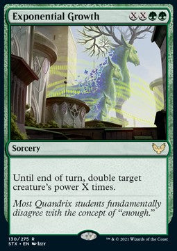 Exponential Growth⁣ - Strixhaven: School of Mages⁣ (Rare)⁣ [130]