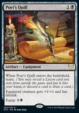 Poet's Quill⁣ - Strixhaven: School of Mages⁣ (Rare)⁣ [82]