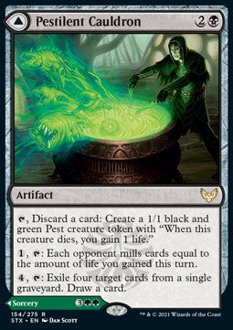 Pestilent Cauldron // Restorative Burst⁣ - Strixhaven: School of Mages⁣ (Rare)⁣ [154]