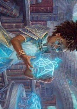 Art Series: Zimone, Quandrix Prodigy (V.1)⁣ - Strixhaven: School of Mages: Extras⁣ (Tip Card)⁣ [A46]