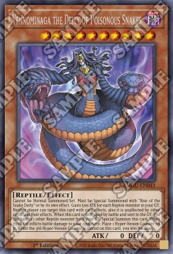 Vennominaga the Deity of Poisonous Snakes (V.1 - Rare)⁣ - Ancient Guardians⁣ (Rare)⁣ [041]