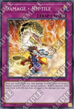 Damage = Reptile⁣ - Ancient Guardians⁣ (Rare)⁣ [058]