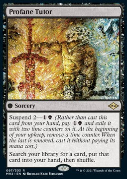 Profane Tutor⁣ - Modern Horizons 2⁣ (Rare)⁣ [97]