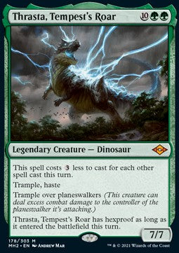 Thrasta, Tempest's Roar⁣ - Modern Horizons 2⁣ (Mythic)⁣ [178]
