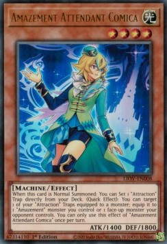 Amazement Attendant Comica⁣ - Lightning Overdrive⁣ (Ultra Rare)⁣ [008]