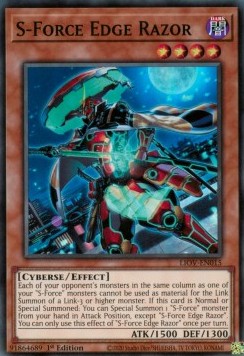 S-Force Edge Razor⁣ - Lightning Overdrive⁣ (Super Rare)⁣ [015]
